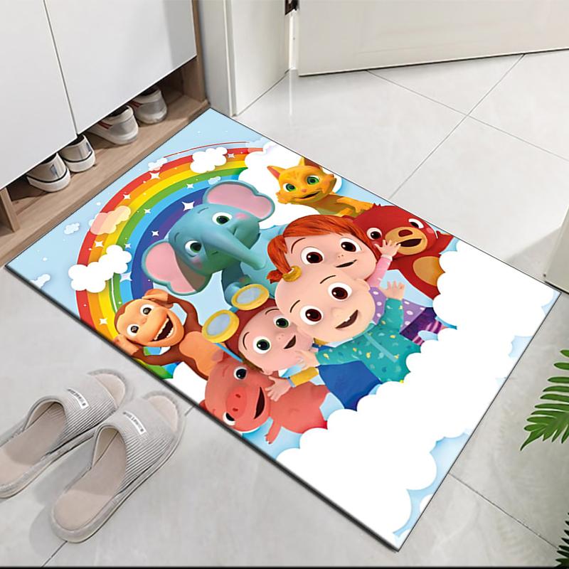 Cocomelon Printed Carpetrugfor Office Chair Living Room Bedroom Kitchen Room Decor Gifts