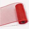 Festive Ribbon Roll with Striped Netting for DIY Christmas Decor Including For Wreaths Bows Garland and Holiday Crafts