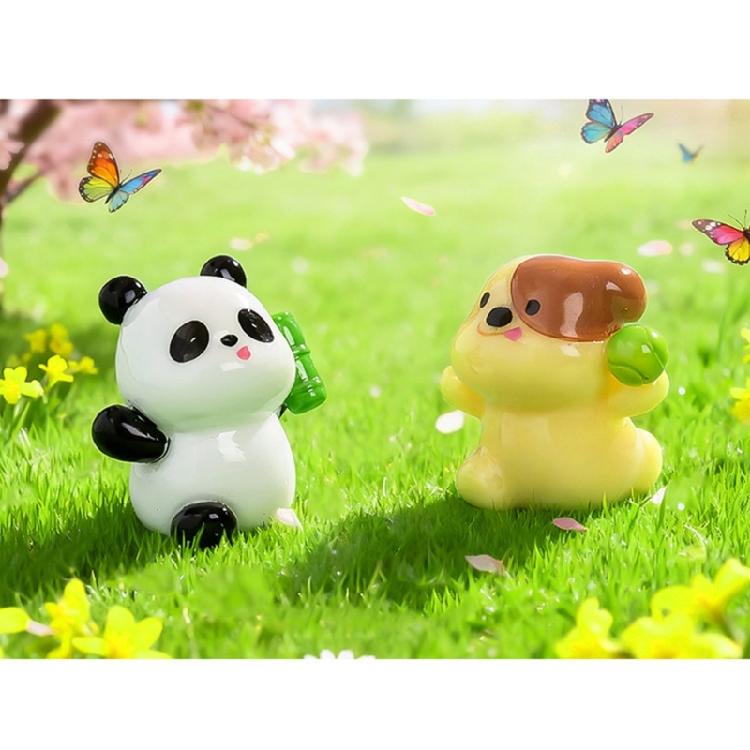 6Pcs Tiny Cats Mini Resin Dog Figurines for Fairys Garden Decorations,Miniatures Dollhouses Accessories,Crafts Ornament