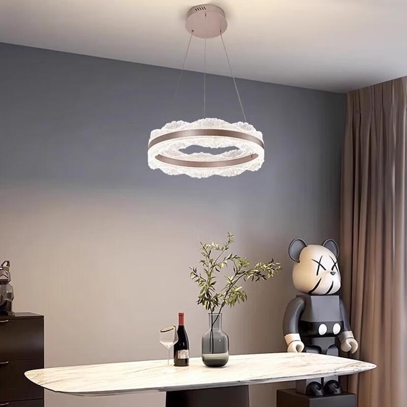 Nordic Modern 2-Ring LED Chandelier