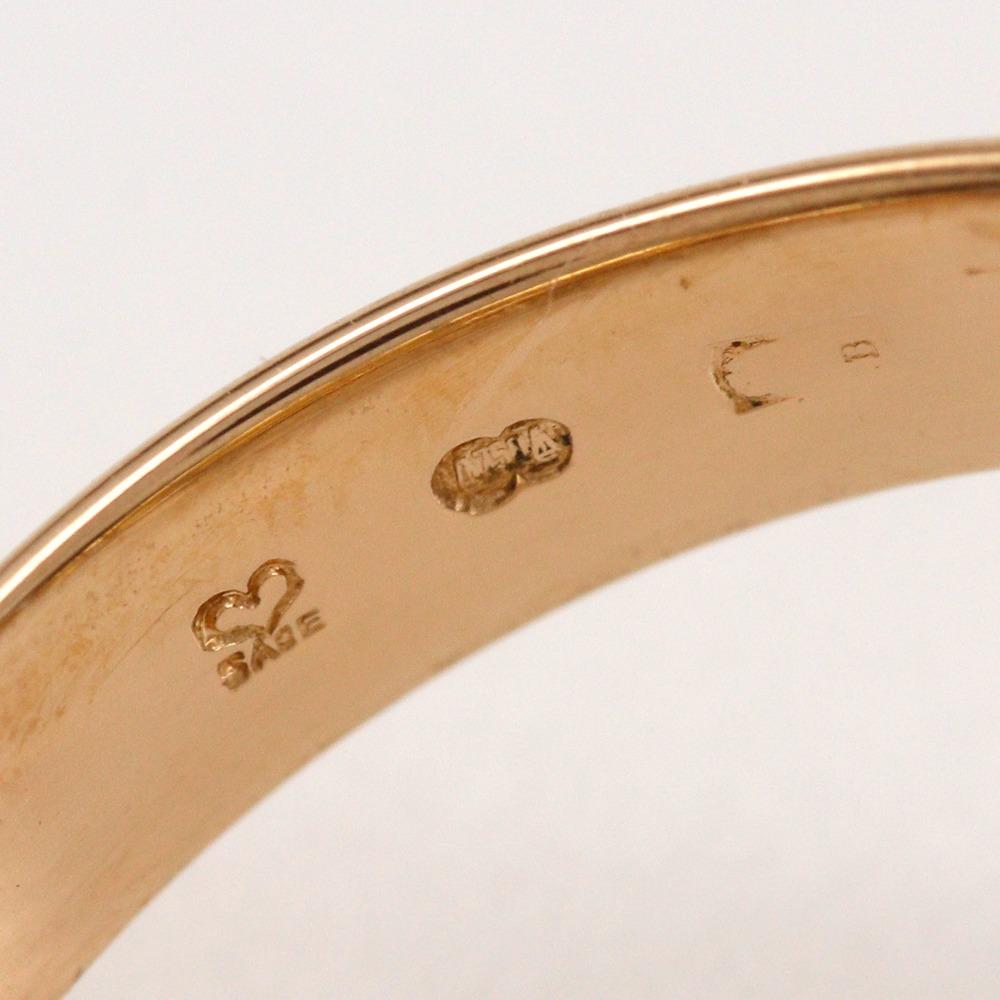CARTIER Trinity Ring K18 Gold (YGxPGxWG) #4.3(US Size) 7.1g Women Used
