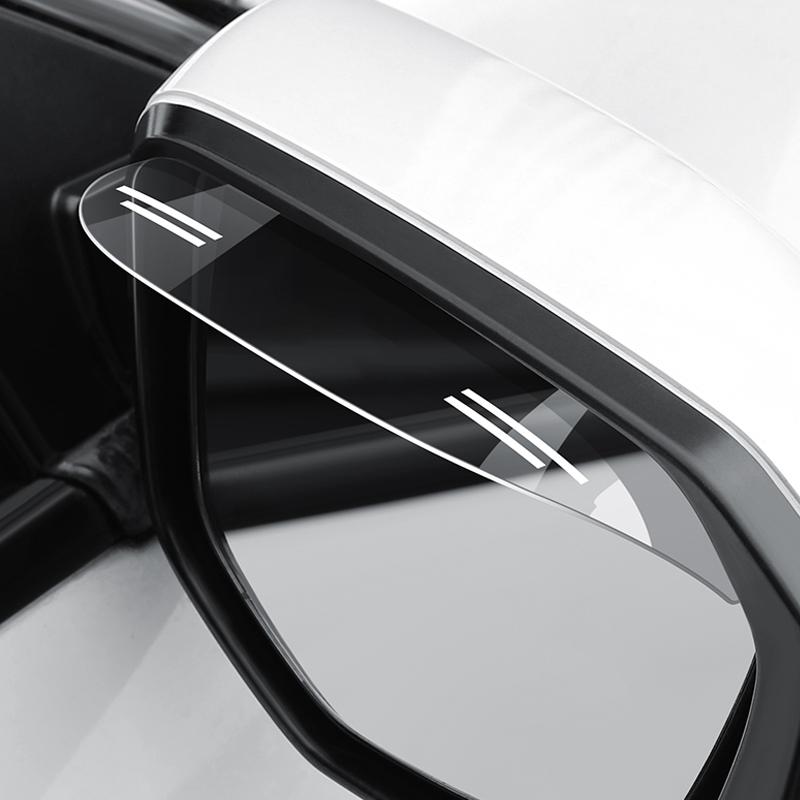 2Pcs Transparent Car Rearview Mirror Rain Eyebrow Visor Cover For Citroen C2 C3 C4 C5 X7 Berlingo Xsara C8 C4L DS3 DS4 DS5 LS DS
