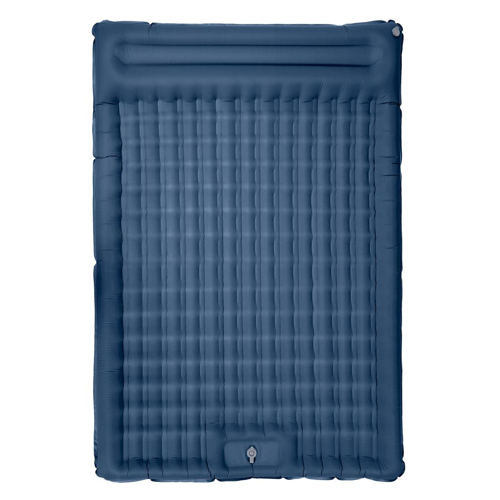 Inflatable Double Sleeping Pad Extra Thick 5 Inch Sleeping Pad Mat Air Mattress with Built In Pump for Camping