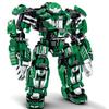 Superhelden Mecha Bausteine Spielzeug für Jungen Super Armor Roboter Modell Militär Krieger Actionfiguren Geschenke für Kinder Kinder