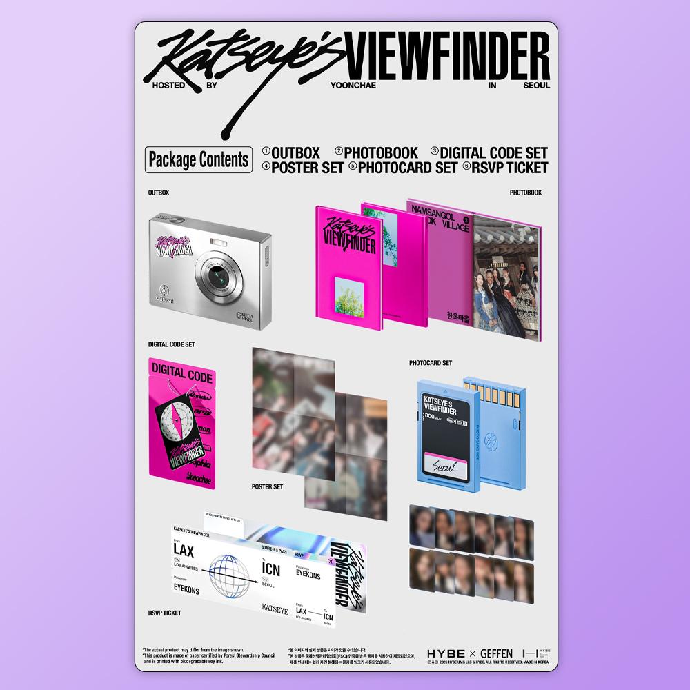 (PRE-ORDER POB) KATSEYE - KATSEYE'S VIEWFINDER In Seoul