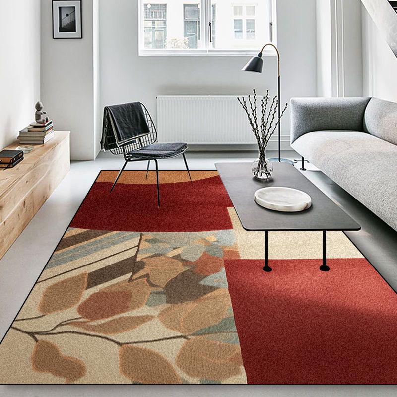 Modern Geometric Abstract Carpets New Flannel Living Room Rug Large Area Decoration Rugs Bedroom Bedside Non-slip Soft Floor Mat
