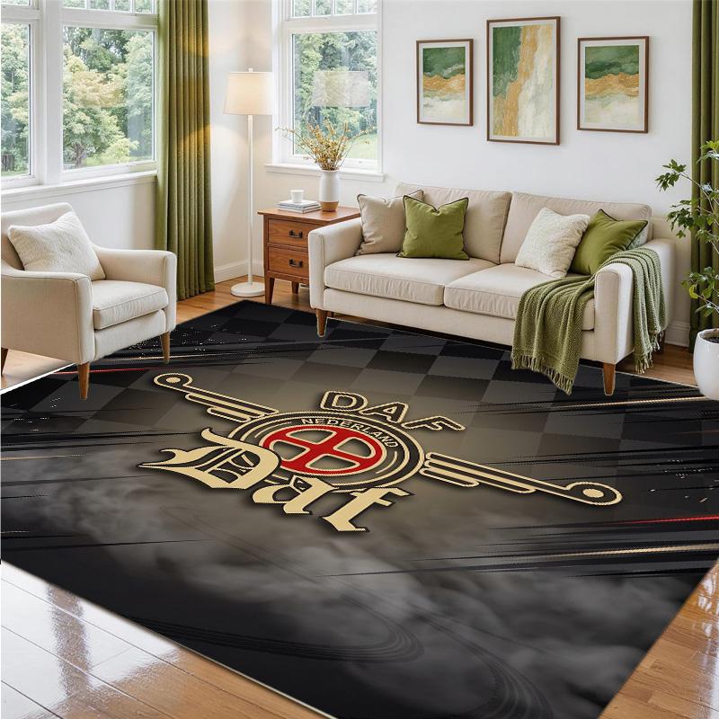 DAF Design Crystal Velvet Rug Soft Decorative Mat for Bedroom Entrance
