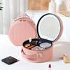 Adjustable Dividers LED Makeup Bag with Mirror Portable Lighted Cosmetic Storage Box  Travel