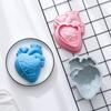 DIY Brain Dessert Mold Non-Stick Halloween Baking Silicone Mold Heart shape Cake Mold  Fondant