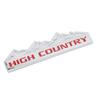 High Country Off-Road Logo Metal Emblem for Chevrolet, Jeep, Dodge, Ford
