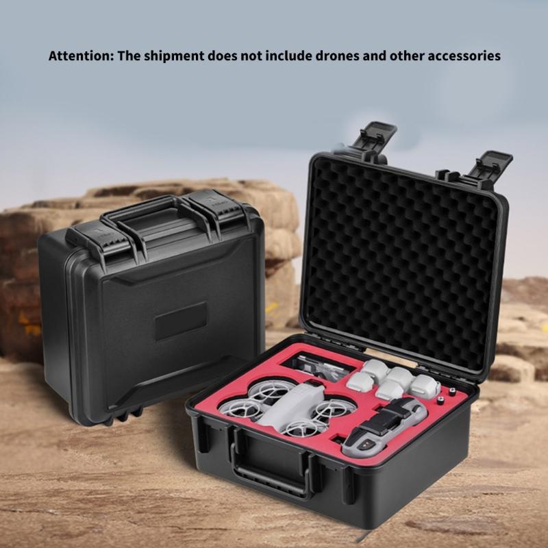 Professional Quadcopter Carrying Case, Impact Resistant Waterproof Storage For UAV Photography Gear Travel Suitcase