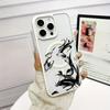 Apple 17PROMAX Magnetic Mobile Phone Case 2-in-1 IPhone16 15 Line Ink Painting Large Hole Protective Case