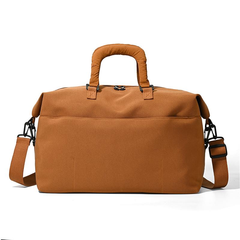 Lightweight Large Capacity Sports Duffel Bag for Women Waterproof Nylon Gym Bag with Shoulder Strap Travel Weekend Overnight Bag оранжевый