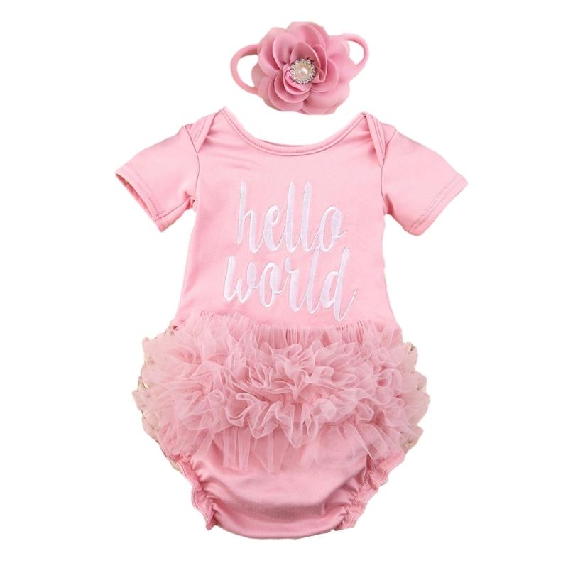 Infant Photography Clothing Breathable Polyester Fabric Multi Color Option Newborns Studio Props with Matching Headwear