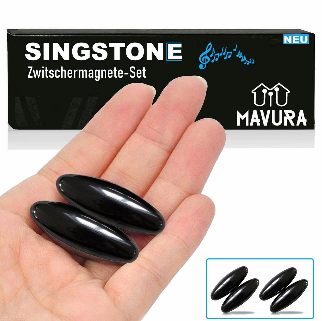 SINGSTONE Chirping Magnets Magnets Rattle Snake Magnetic Stones Sound Stone Hematite