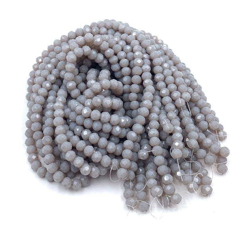 Crystal Beads 2 3 4 6 8mm Rondelle Loose Spacer Blue Glass Beads for Jewelry Making Bracelets Supplies Necklace DIY Accessories
