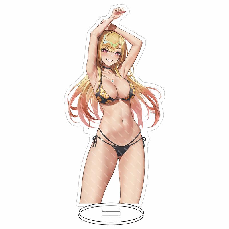 16Cm Anime My Dress Up Darling Series Acrylic Stand Cute Cartoon Character Kitagawa Marin Gojo Wakana Creativity Stand Toy