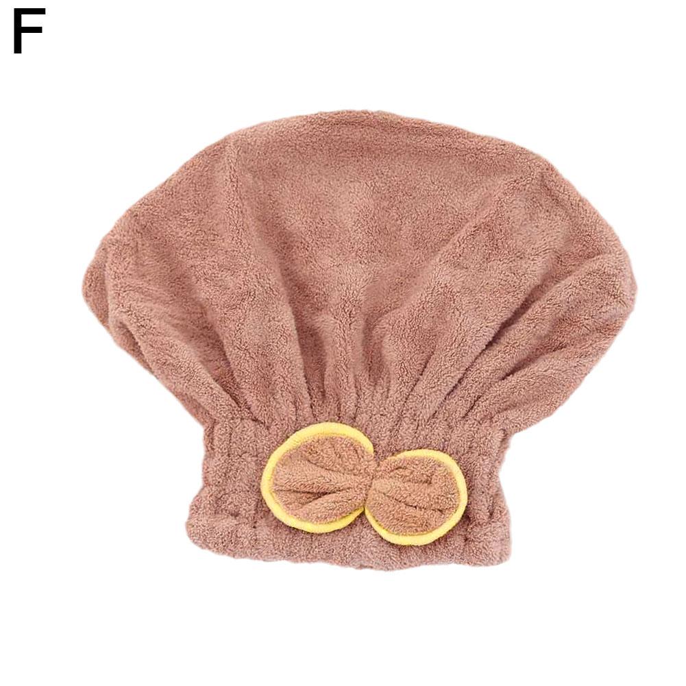 6 Colors Microfiber Solid Quickly Bowknot Wrap Towel Dry Hair Hat Hair Turban Head Wrap Hat Thickened Absorbent For Dry Hair Cap