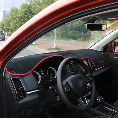 Auto Armaturenbrett Vermeiden Licht Pad Instrument Plattform Abdeckung Matten Teppiche Zubehör Für Skoda Karoq 2017 2018 2019 2020 2025 2025
