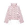 New European and American casual style loose high-collar polka dot jacket 4341730