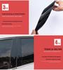 Custom Window Trim Stickers for 2020 Corolla, Levin, and RAV4 - Mirror Finish Center Pillar