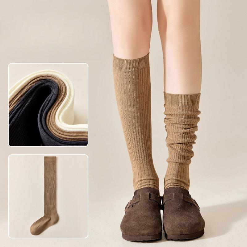 Autumn and Winter Calf Socks, Strong Slimming Leg Socks, Women's Long Stockings, Pile Stockings, Long Stockings, Slimming Boot Socks