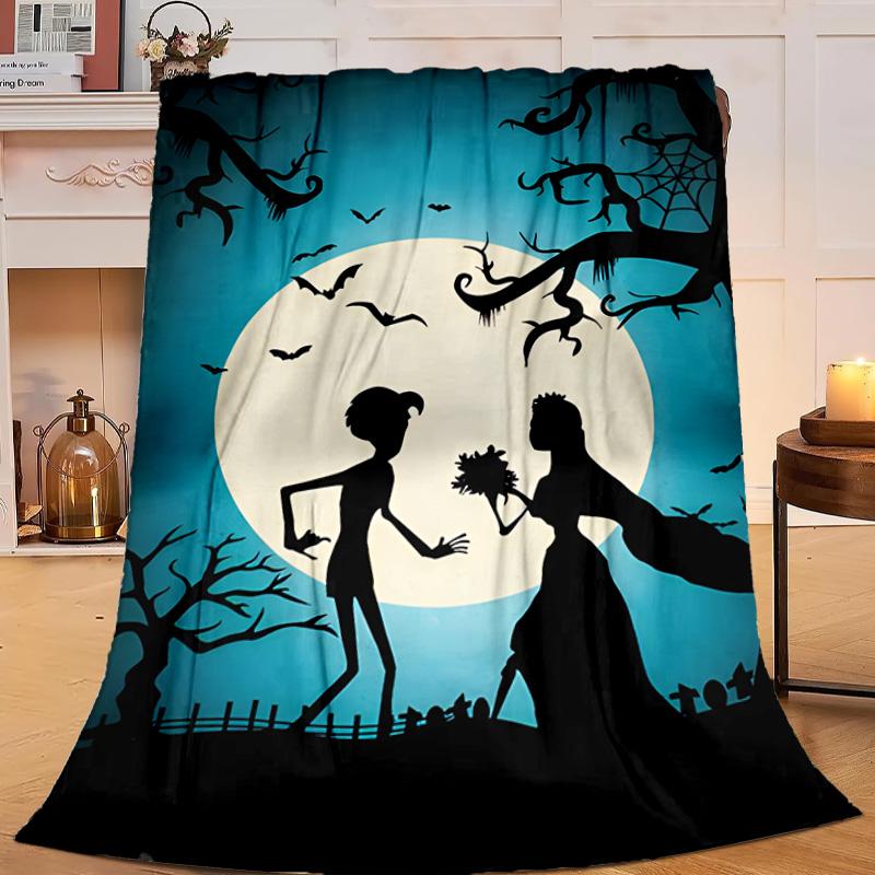 1 Stück Gothic Corpse Beauty In Bloom Flanelldecke Geschenk, Geeignet für Männer und Frauen, Weich, Ideal für Betten und Sofa, Geburtstags- oder Weihnachtsgeschenk