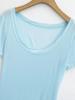 2025 Summer Women's Lyocell U-Neck Loose-Fit Short-Sleeve Top
