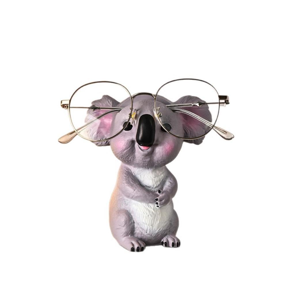 Funny Resin Eyeglass Holder Koala Animal Spectacles Holder Sunglass Display Stand Office Decor