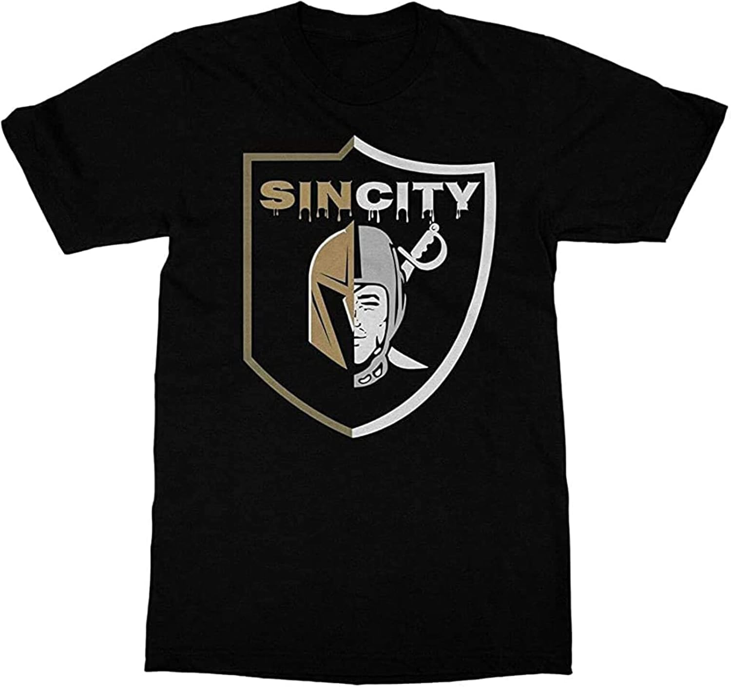Men s Sin City Las Vegas Teams Golden Knights T Shirt M чёрный