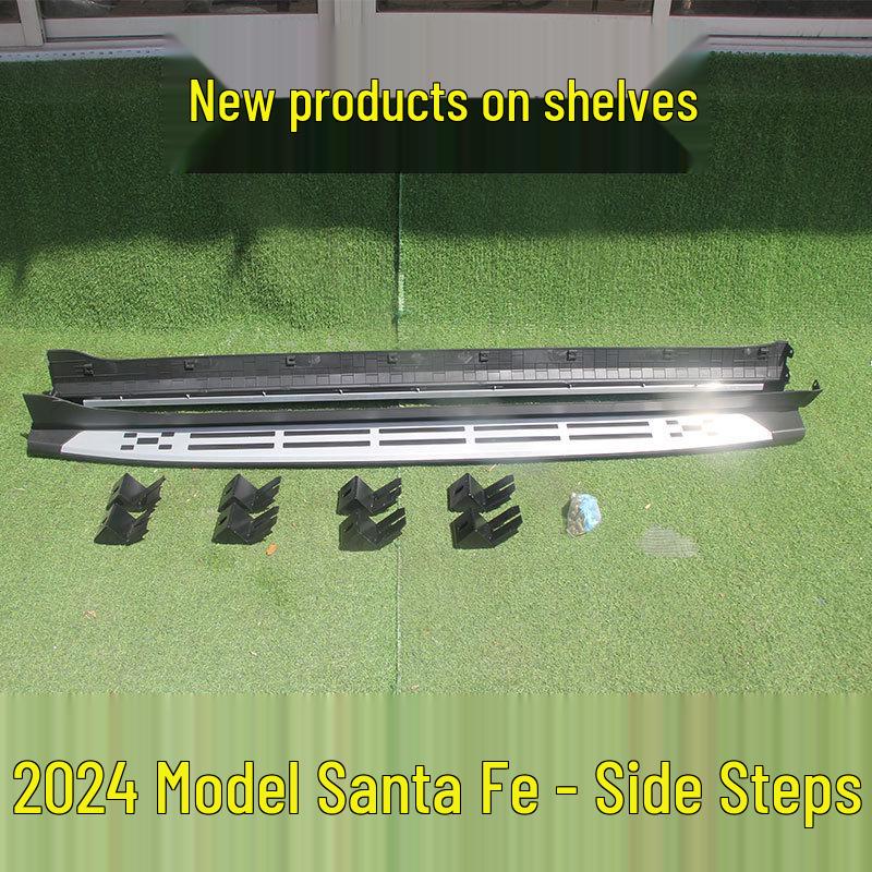 Santa Fe 2024 Side Steps and Entry Pedals - Modified Accessories