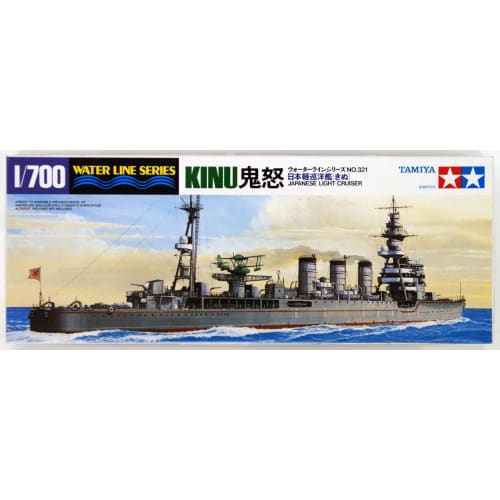 

Tamiya 1/700 Waterline Series No. 321 Japanese Navy Light Cruiser Kinu Plastic Model Kit 31321