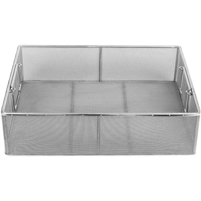 Shengjia 304 Stainless Steel Rectangular Mesh Basket