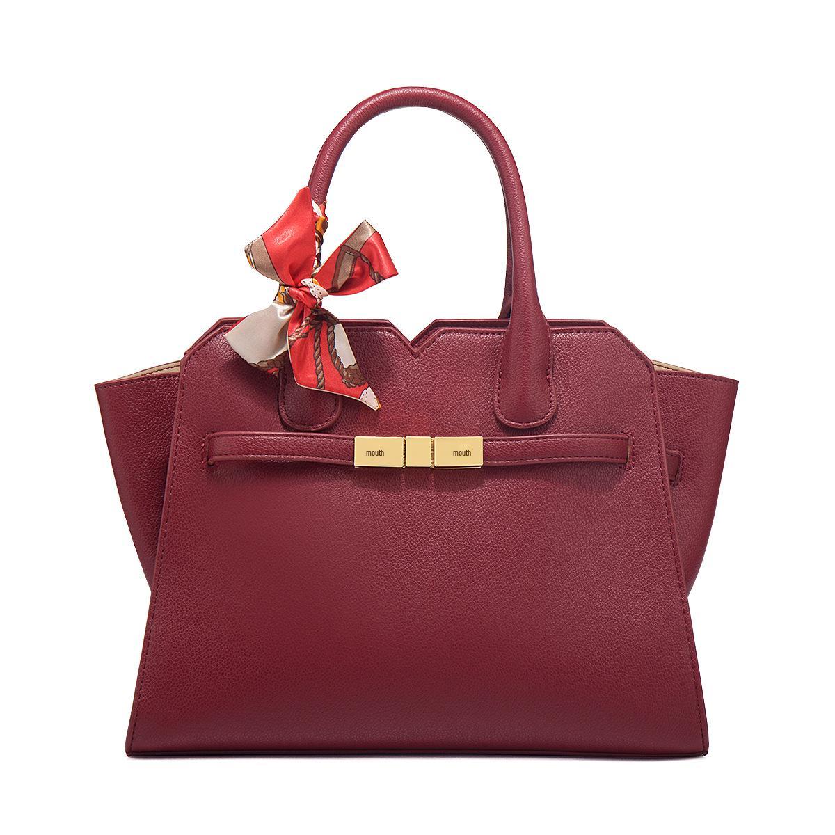 

Элегантная красная сумочка 2025 для мам – Большая вместительность и идеально подходит для свадеб красный