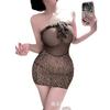 Large size sex lingerie sexy leopard print hip skirt pure lust fun pajamas midnight suit uniform