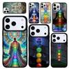 Capa Case for iPhone 17 Air 16 Pro Max 15 Plus 11 13 Mini 14 12 Back Phone Cover Mandala Chakra Insist Yoga