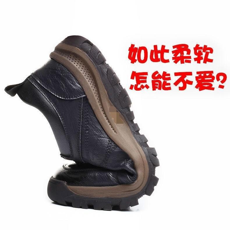 Sports outdoor trendy shoes low-top casual hiking shoes men's single 2024 new casual velvet leather shoes men's