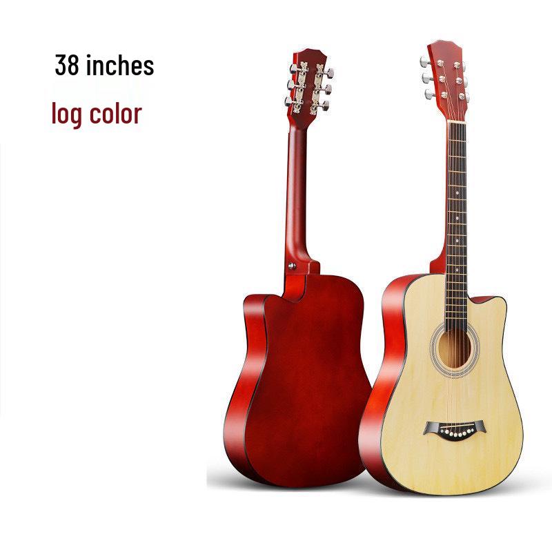 38" & 41" Wooden Beginner Practice Guitars In Stock