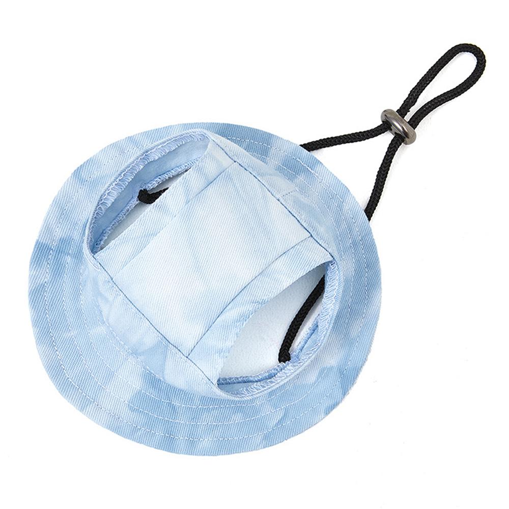 Tie-dyed Pet Hat with Ear Holes Dog Puppy Sunscreen Baseball  for Dogs Summer Cat  Sun Hat Small Dogs Outdoor Hiking Hat