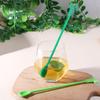 6Pcs Summer Plastic Hawaiian Disposable Mixing Sticks Coffee Stirrer Swizzle Sticks Cocktail Tool