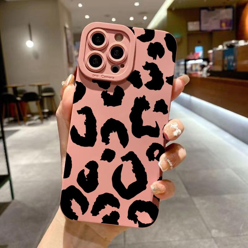 Leopard Print Pattern Case for Samsung S26 S25 Ultra S23 Plus S22 S21 S24FE A55 A54 A53 A52 A33 A34 A35 A36 A56 A15 A16 5G Cover