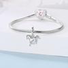 Original Real Copper Charm Bead Running Horse Pendant Fit Original Bracelets For Women Diy Accessories Gift