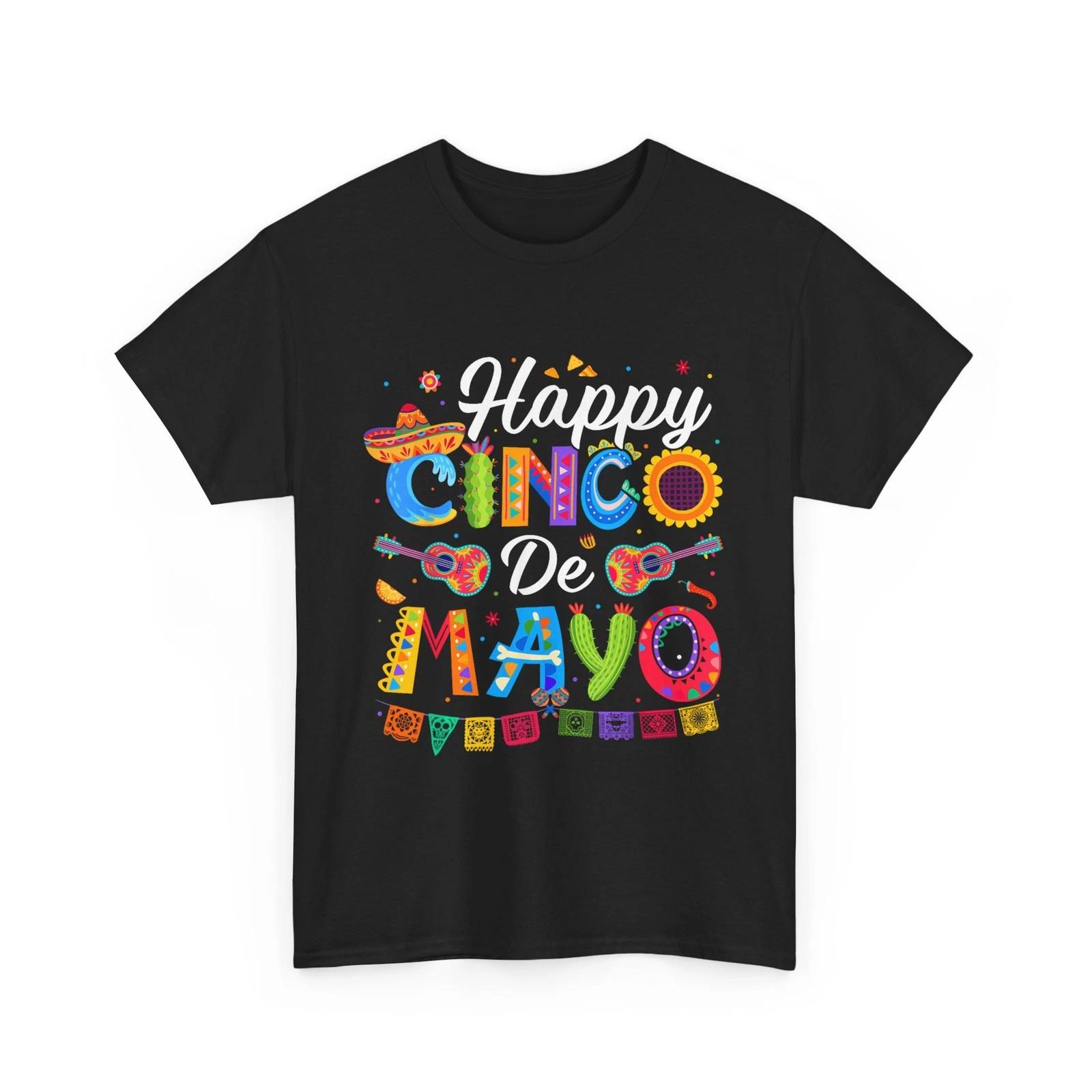 Happy Cinco De Mayo Shirt, Mexican Fiesta Mexico Culture Lovers T-Shirt M