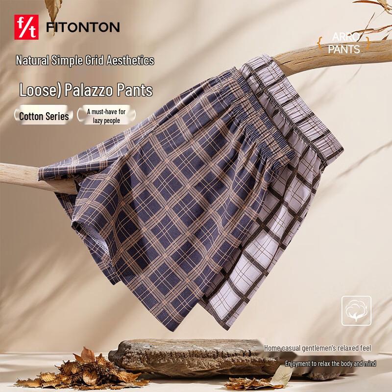 Мужские клетчатые боксеры FitonTon L