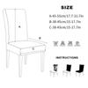 2/4/6pcs Christmas Red Bells Pattern Dining Chair Covers Covers,  for Hotel, Dining Room, Office, Banquet