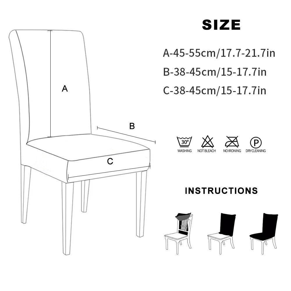 2/4/6pcs Christmas Red Bells Pattern Dining Chair Covers Covers, for Hotel, Dining Room, Office, Banquet