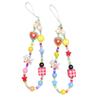 Colorful Zebra Star Phone Charm Lanyard for Kids