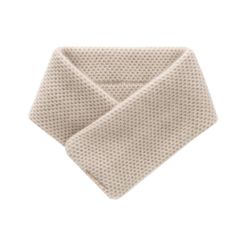 Women's Cashmere Neck Gaiter - 100% Pure Honeycomb Knit Scarf