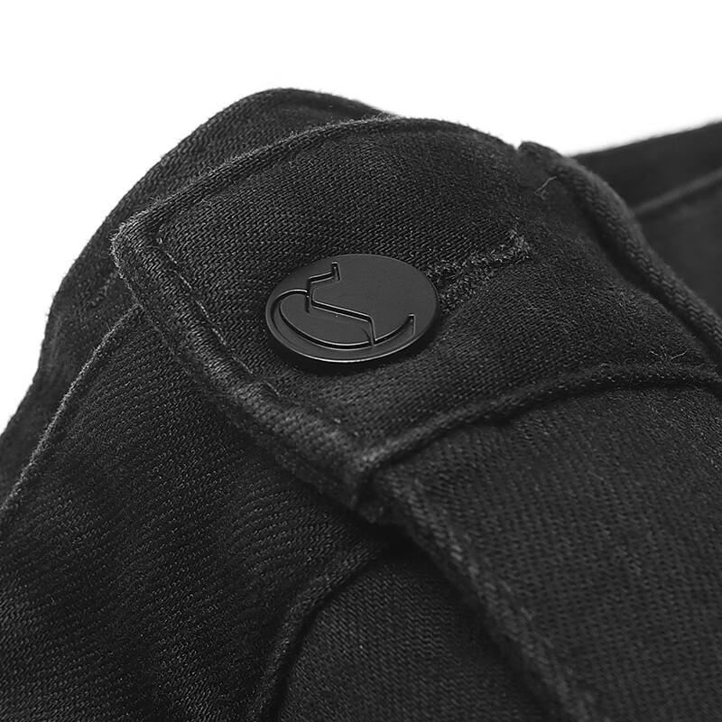 Cabbeen Men's Lycra Stretch Straight-Leg Jeans