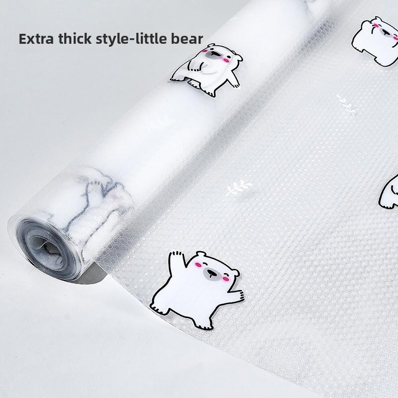 1 Roll Waterproof Cabinet Lining - Easy To Clean Plastic Pad, Waterproof, Oil Resistant, Slip Resistant and Durable Shelf Lining | Can Be Cut